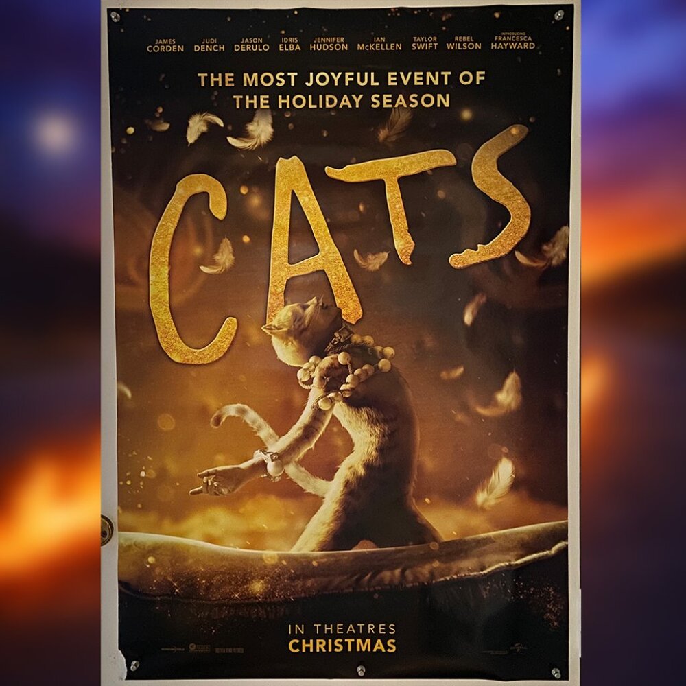 CATS (2019) - ORIGINAL DOUBLE SIDED ADVANCE MOVIE POSTER